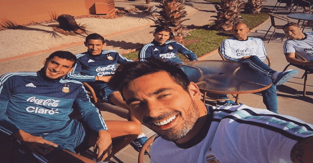 1.6 millon de seguidores Ezequiel Lavezzi Instagram